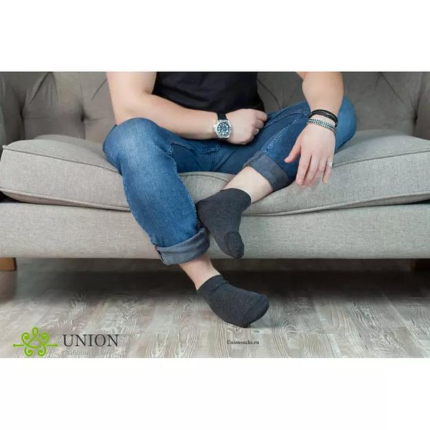 Носки мужские 10 пар «Антрацит спорт» ОПТ фото 2