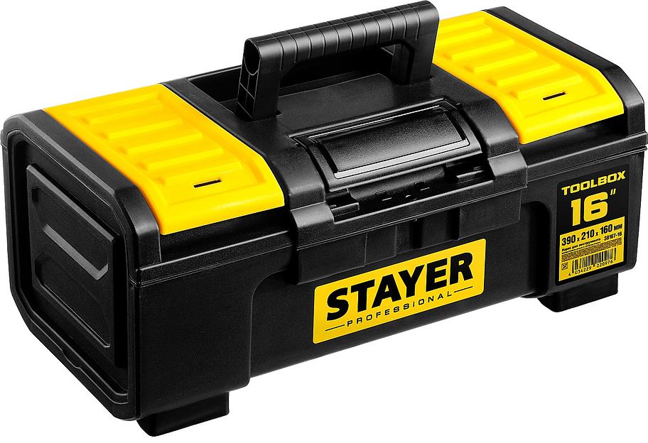 STAYER TOOLBOX-16, 390 х 210 х 160, пластиковый ящик для инструментов, Professional (38167-16) фото 1