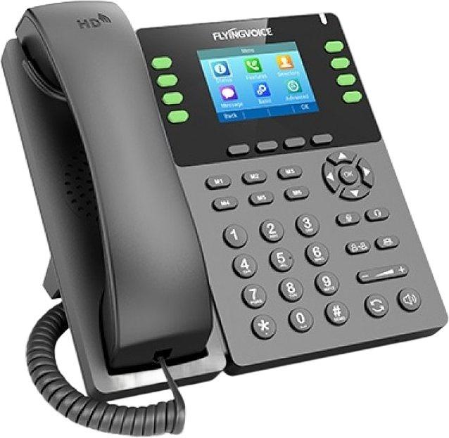 Телефон IP Flyingvoice P23GW серый (упак.:1шт) фото 3