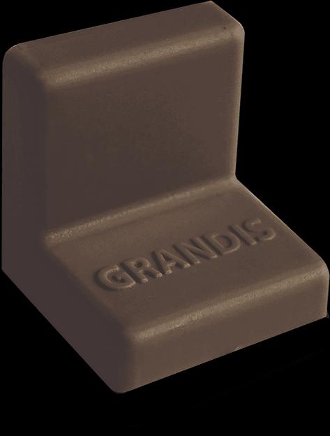 Крышка пластиковая 25*25мм, венге фото 1