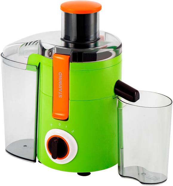 Соковыжималка центробежная Starwind SJ2236 500Вт рез.сок.:400мл. зеленый/белый фото 4