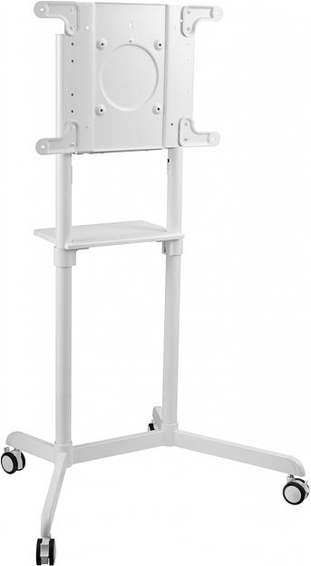 Стойка для телевизора Cactus CS-ST1146WT, 37-70", напольный, мобильный, белый фото 1