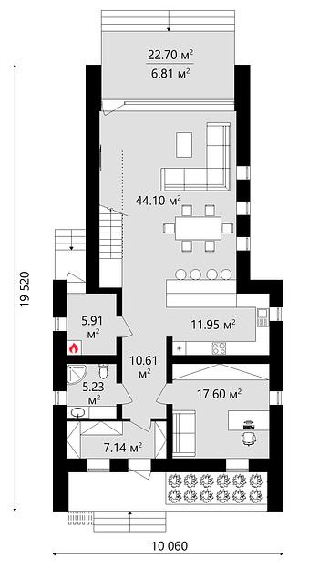 Проект дома KDR – 101 фото 4