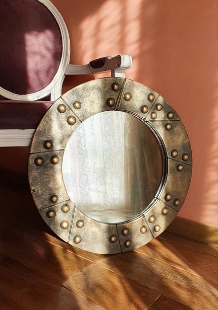 Зеркало в раме лофт Эйфель фото 1