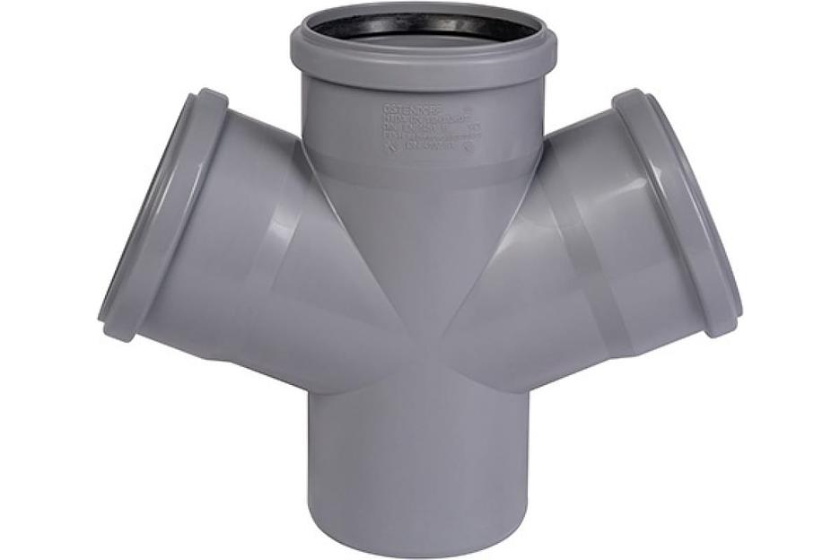 Крестовина одноплоскостная (двухраструбная) 67 град. 50 фото 1