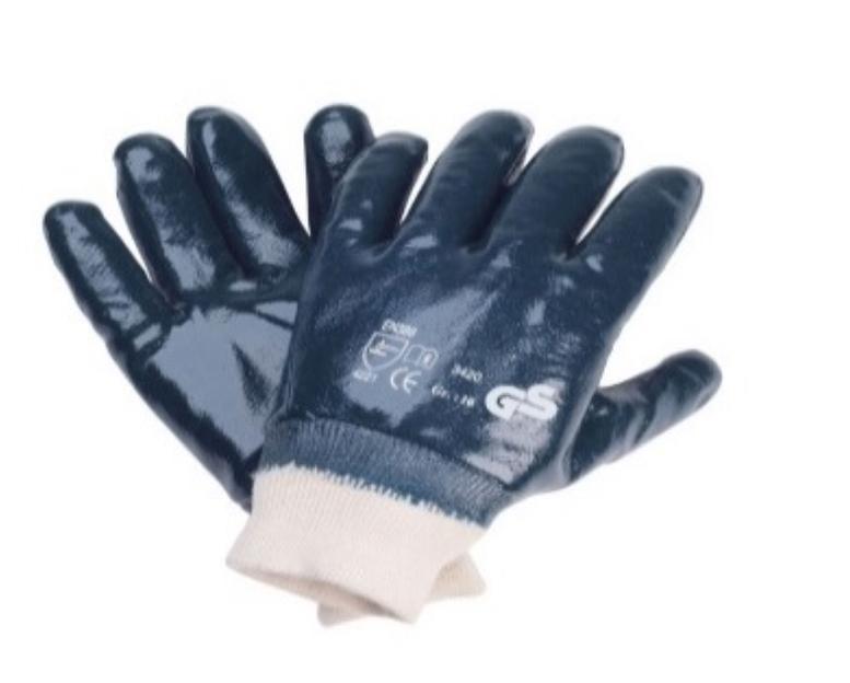 Перчатки МБС нитриловые с манжетой-резинкой ОПТ фото 1