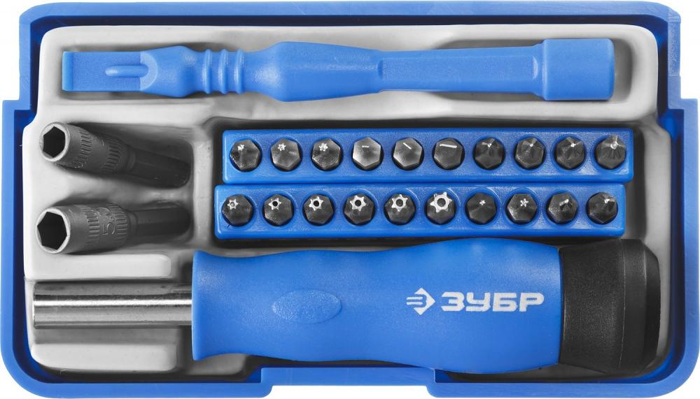 ЗУБР Набор "ПРОФЕССИОНАЛ": Отвертки для точных работ, 24предм [25648-H24] фото 1