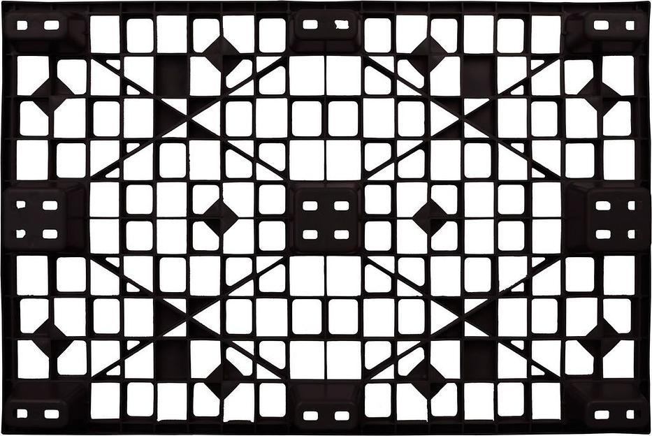 Вкладываемый пластиковый поддон 1200х800х160 мм TR 1208 L черный фото 2