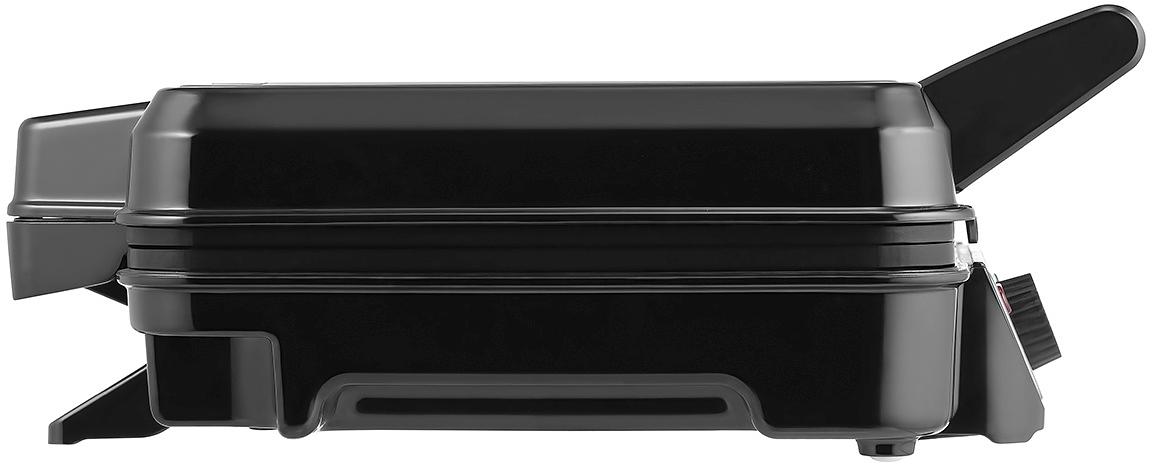 Гриль контактный Centek CT-1463 1800 Вт, 2 жаровни 280х230 мм, антипригар, нагрев 240 гр, нерж отдел фото 3