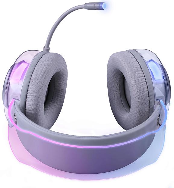 Игровая гарнитура DEFENDER (62490) Glitch белый, RGB фото 5