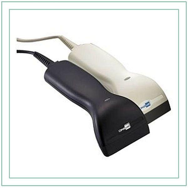 CipherLAB 1000A-KW контактный линейный сканер штрихкода (1D). интерфейс "разрыв клавиатуры", серый, с кабелем фото 1