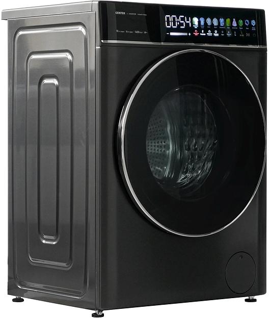Стиральная машина Centek CT-1976 класс: A+++ загр.фронтальная макс.:10кг (с сушкой) черный инвертер фото 2