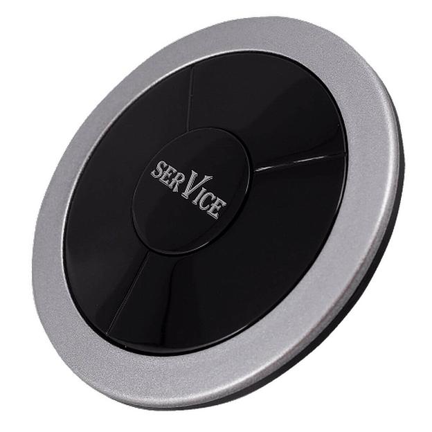 Кнопки вызова универсальные Kromix S22310S. Комплект из 3-х штук, серебристые фото 5