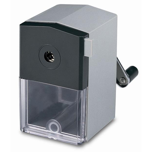 Точилка для карандашей механическая Kw-Trio 306A 1 отверстие пластик ассорти фото 2