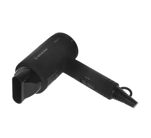 BRAYER 3040BR Фен,1400 Вт, 2 скорости, узкий концентратор складная ручка, съемный фильтр, 1,8 м фото 2