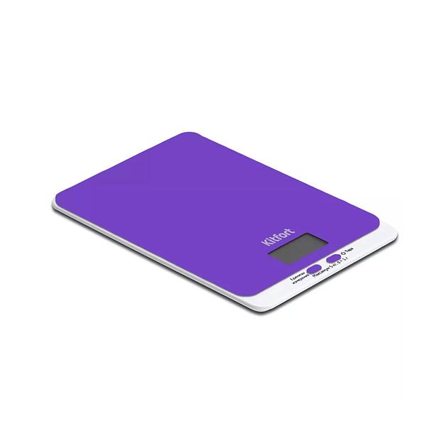 Кухонные весы Kitfort КТ-803-6  фиолетовые фото 1