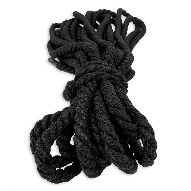 Канат хлопковый чёрный, 10 мм фото 6
