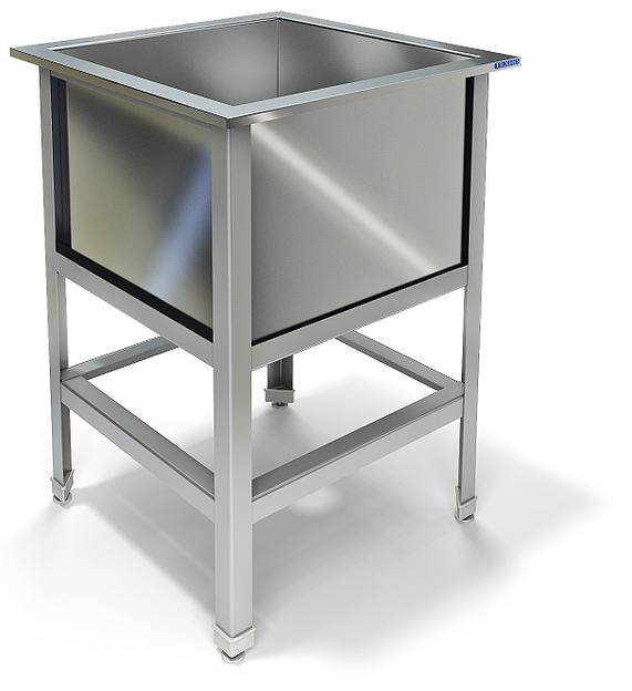 Ванна моечная сварная односекционная ВМ-13/500 (630x600x850 мм) фото 1