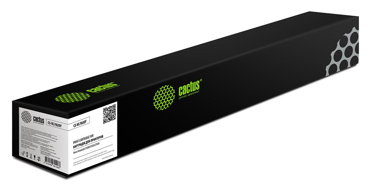 Картридж лазерный Cactus CS-VL7020Y 106R03746 желтый (16500стр.) для Xerox VersaLink C7020/C7025/C7030 фото 1