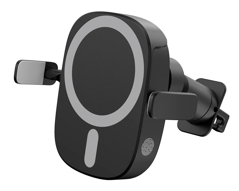 Держатель Wiiix CW-38V-Z магнитный беспров.з/у. черный фото 1