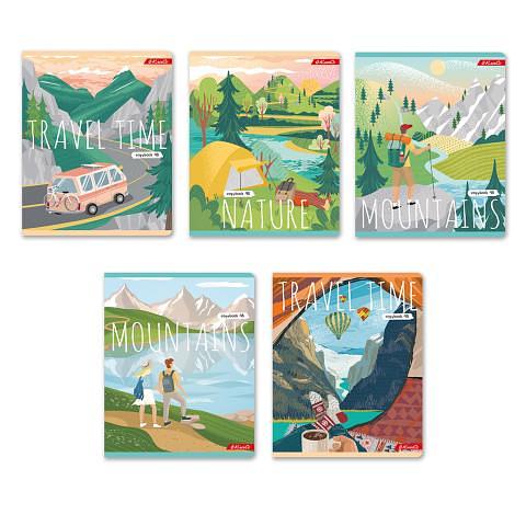 Тетрадь общая на скобе А5, 48 л., линия, Путешествия, 48ТСК5_3_2, SVETOCH фото 1