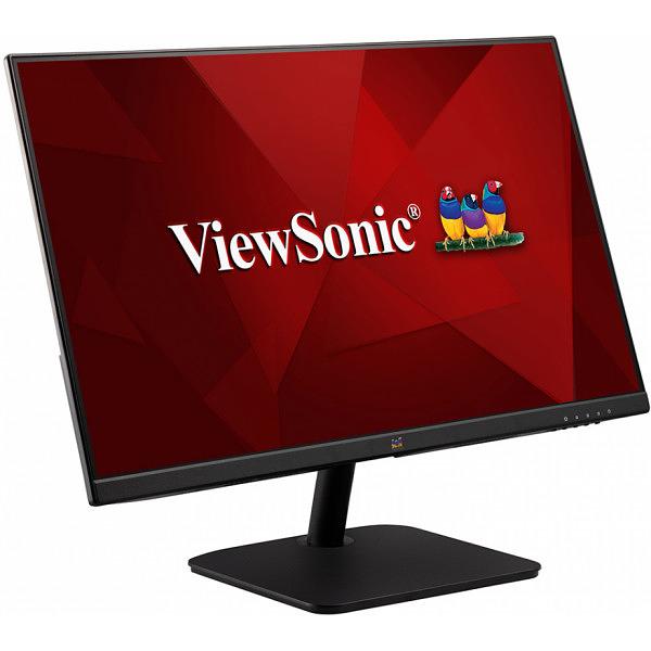 Монитор Viewsonic 23.8" VA2432-H IPS LED, 1920x1080, 4ms, 250cd/m2, 178°/178°, 50Mln:1, D-Sub, HDMI, 75Hz, Frameless, VESA, Tilt, Black (VA2432-H) фото 5