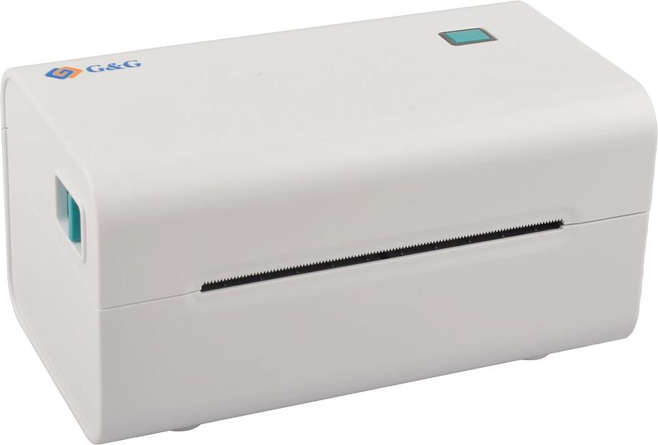 Термопринтер G&G GG-D420 203dpi 152мм/с/USB для печ.накл. белый фото 4