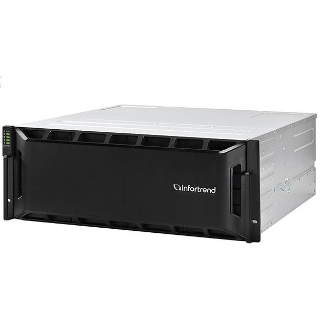 Платформа СХД Infortrend GS2024R01C0FD-8U32 | EonStor GS 2000 4U/24bay, cloud-integrated unified storage, supports NAS, block, object storage and cloud gateway, dual redundant co ntroller subsystem including 2x12Gb/s SAS EXP. ports, 8x1G iSCSI ports +4x фото 3