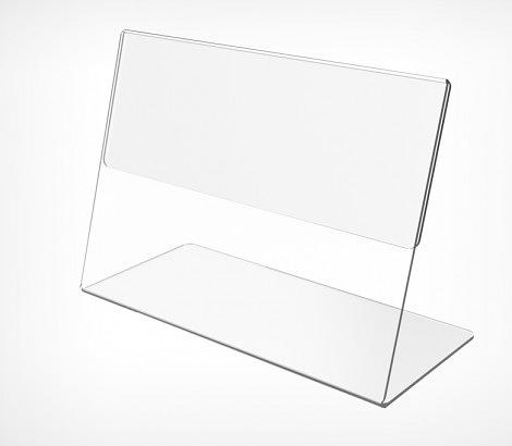 Подставка из акрила горизонтальная L-образная ACR-PRICER A6 фото 1