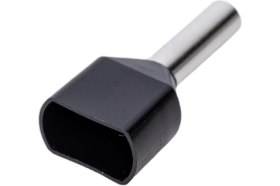 Наконечник штыревой втулочный изолир F-8 мм 2х1.5 кв мм (НШВи(2) 1.5-8хНГи2 1,5-8), REXANT фото 3