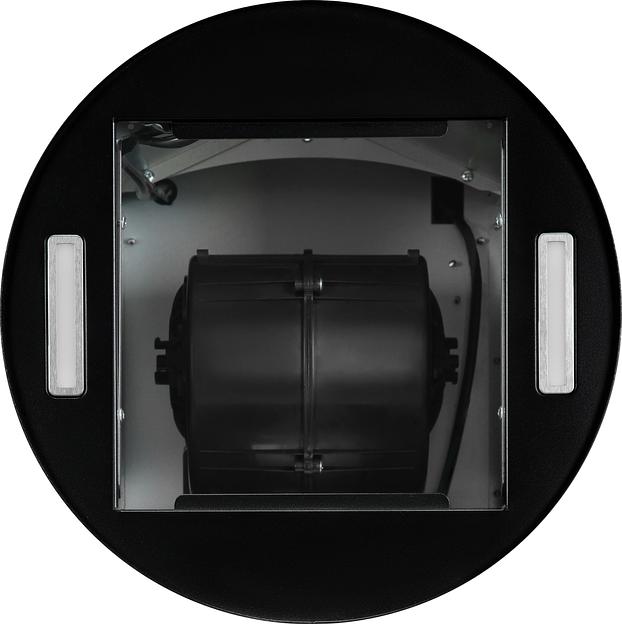 Вытяжка каминная Weissgauff Tubus 1406 Island черный управление: кнопочное (1 мотор) фото 6