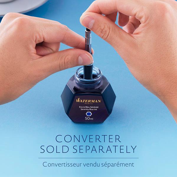 Флакон с чернилами Waterman Standard (CWS0110770) Harmonious Green чернила 50мл для ручек перьевых (1шт) фото 3