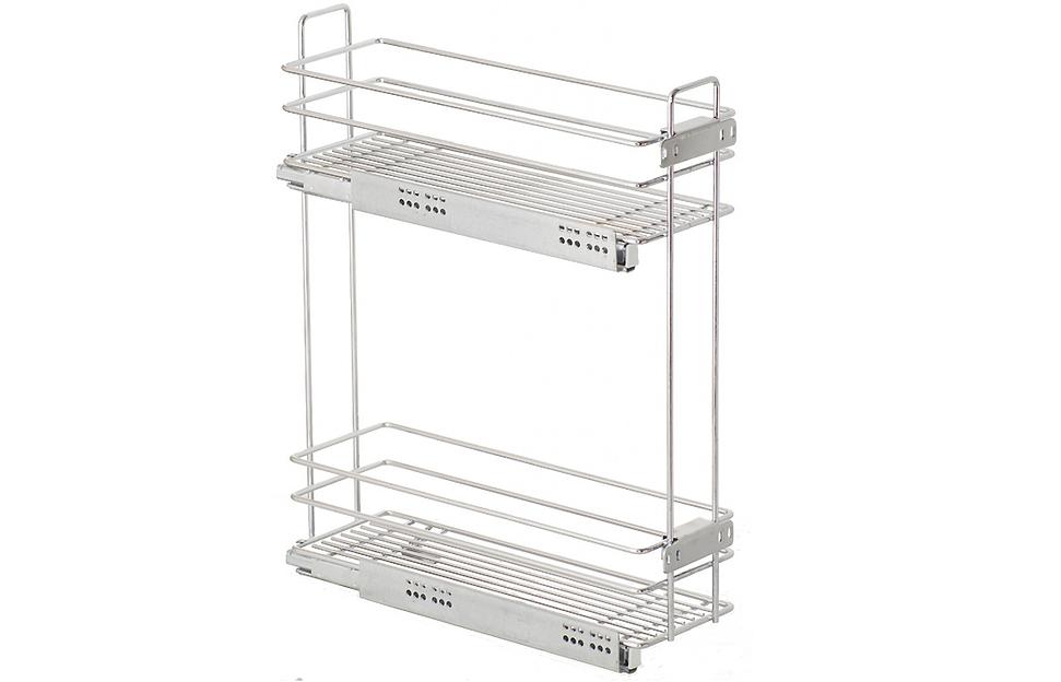 Квадро 200 левая на напр. с доводчиком (хром) 110 фото 1