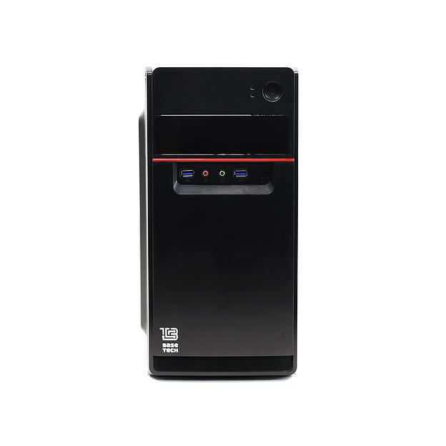 Корпус BaseTech M3301, Без БП, mATX, чёрный, 2xUSB3 (BT-M3301-B) фото 2