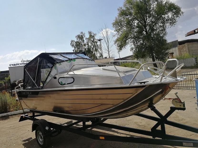 Алюминиевый каютный катер Тактика 530 Cruise, 530*190*90 см фото 1