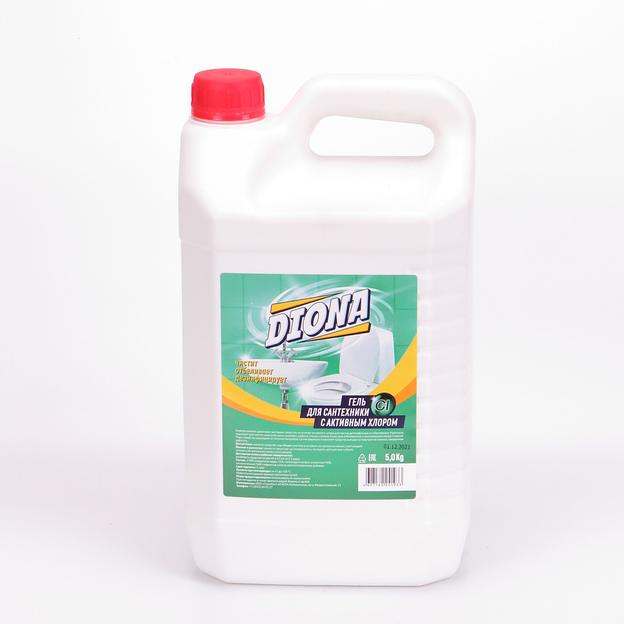 Гель для сантехники с активным хлором Diona Magic 5кг фото 2