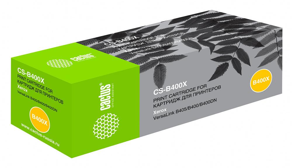 Картридж лазерный Cactus CS-B400X 106R03585 черный (24600стр.) для Xerox VersaLink B400/405 фото 1
