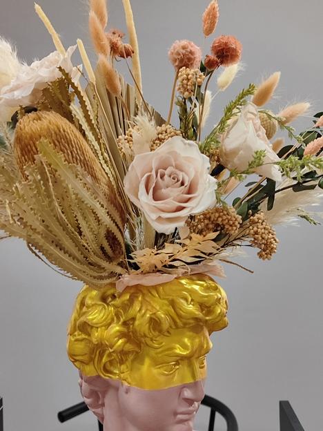 Букет из сухоцветов 55 см код 114226392 ОПТ фото 3