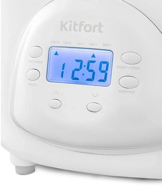 Хлебопечь Kitfort КТ-316 580Вт белый фото 2