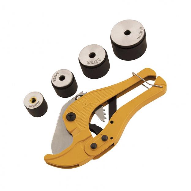 Аппарат для сварки пластиковых труб Denzel DWP-750, 750 Вт, 0-300 град, 4 насадки, 20-40 мм фото 3