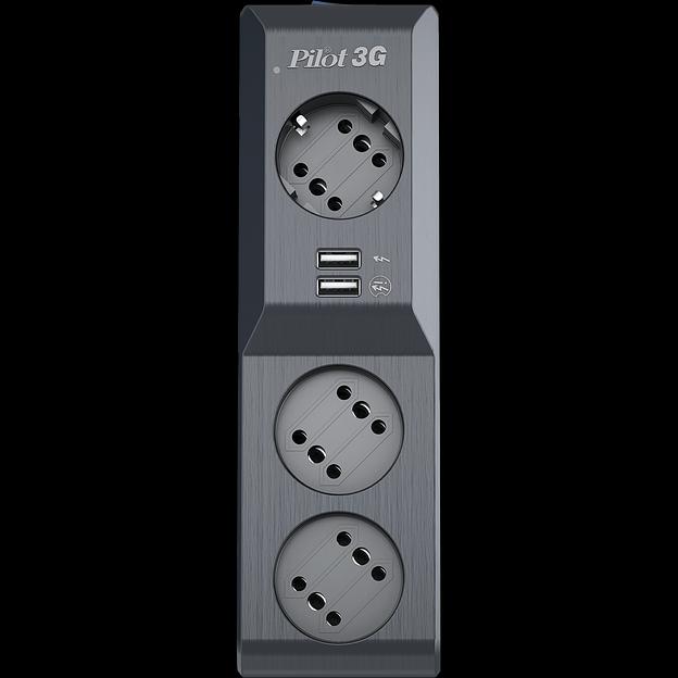 Сетевой фильтр ZIS Pilot 3G (1.8 м, 3 розетки) фото 7