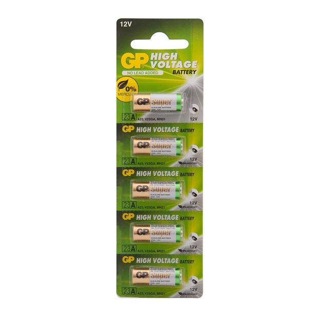 Батарея GP Super Alkaline 23AF MN21 (5шт) фото 1