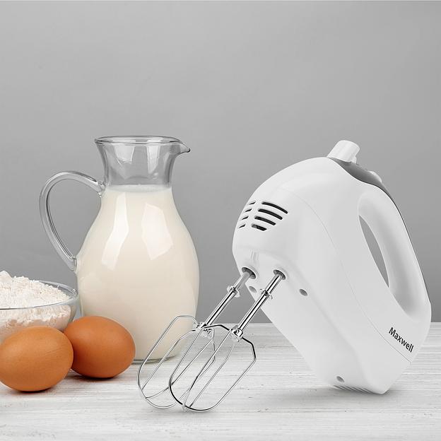 Миксер ручной Maxwell MW-1356 300Вт белый фото 5