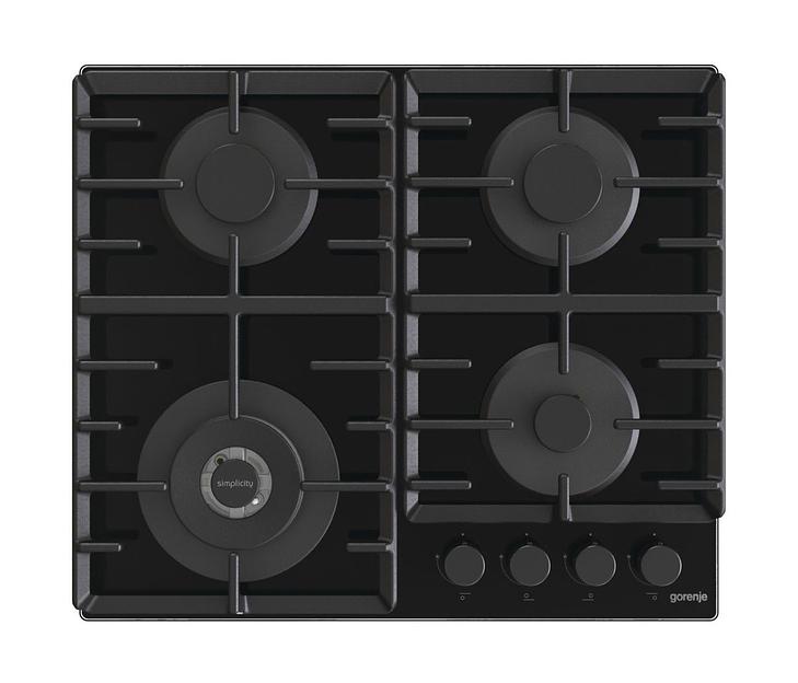 Газовая варочная поверхность Gorenje Simplicity GTW642SYB черный фото 1