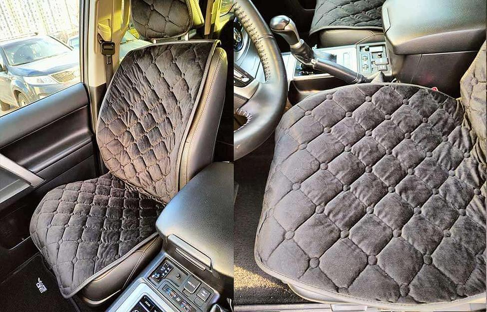 Накидки для автомобильных сидений Maximal JJ-43/44 алькантара ромб опт фото 3