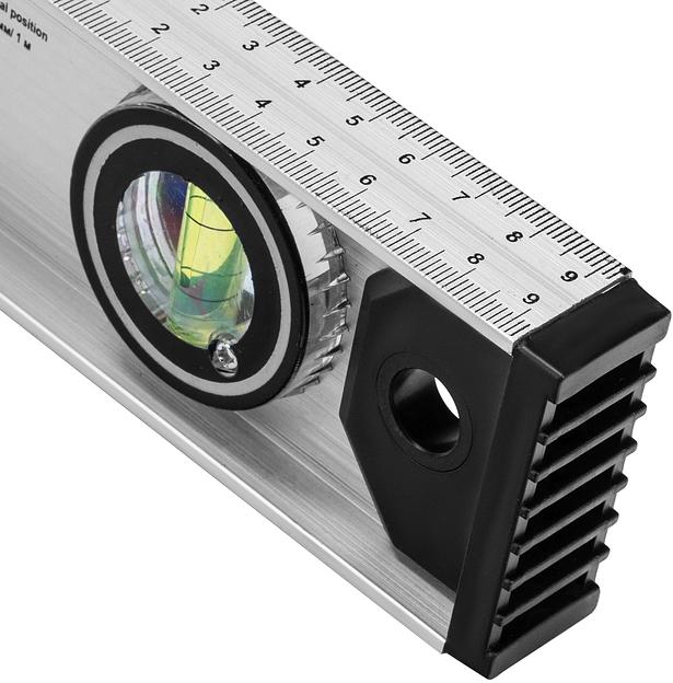 MATRIX Уровень алюминиевый "Рельс", 2000 мм, 3 глазка // 34041 фото 7