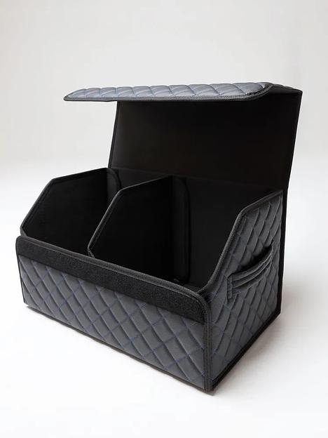 Органайзер в багажник для автомобиля чёрный синий ОПТ фото 5