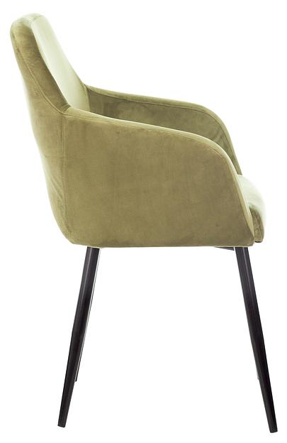 Кресло Бюрократ CH-380F фисташковый Italia 12 на ножках металл черный фото 2