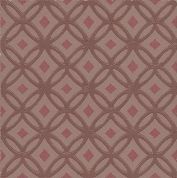 Декор Kerama Marazzi Агуста 1 розовый матовый 98x98 фото 1