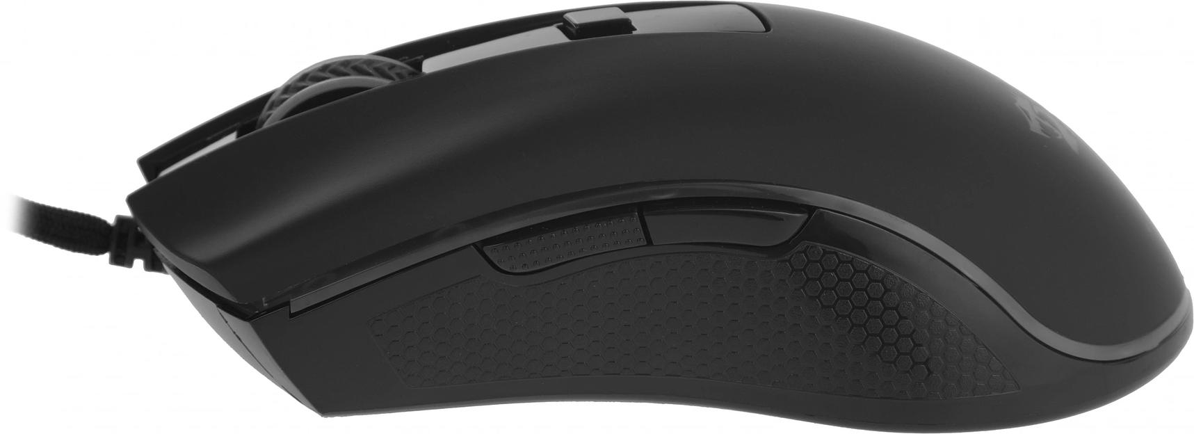 Мышь проводная Redragon Cypher 72075, черный, 12800 dpi, USB, кнопки - 7 фото 9